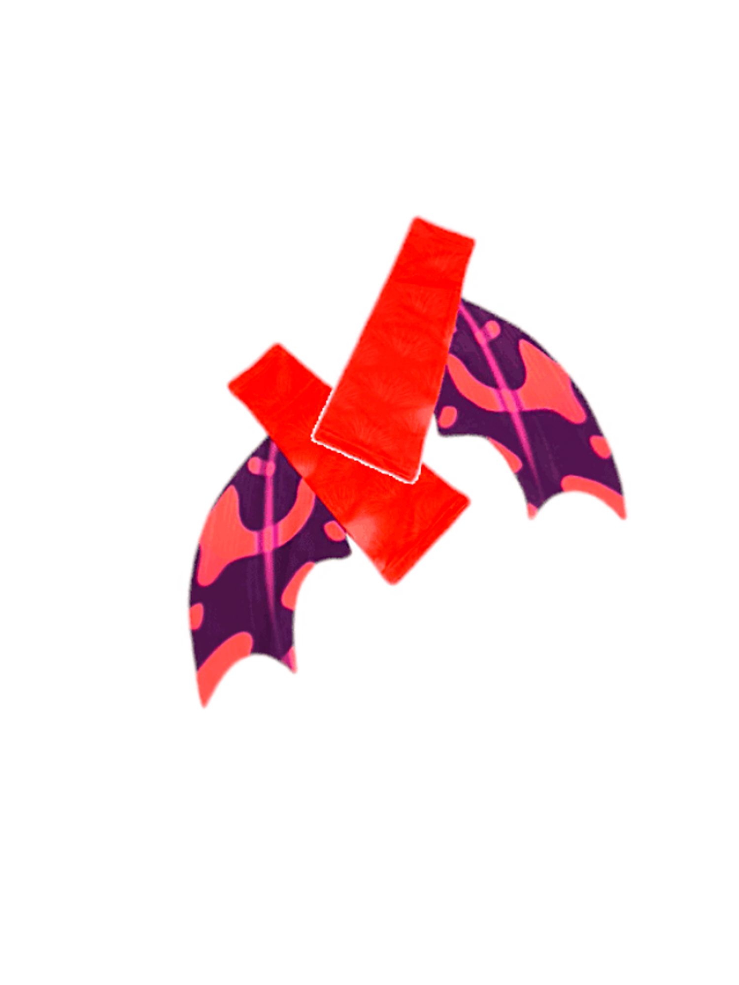 Arm Stulpen zum Meerjungfrauenflosse, Tail Macchie Pink Lila