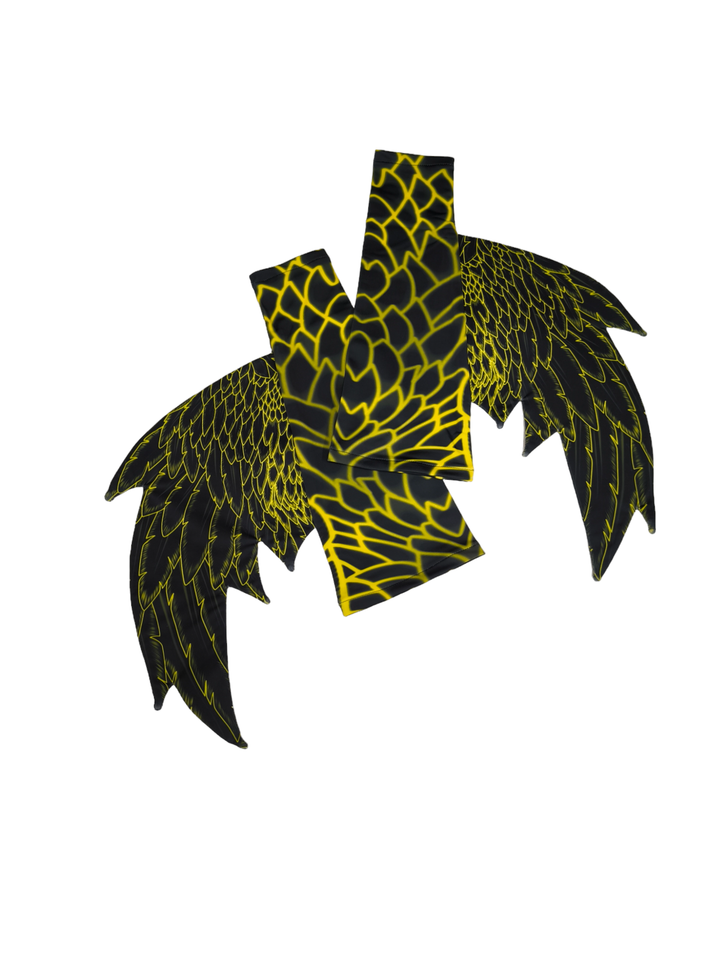 Armstulpen zur Meerjungfrauenflosse, Tail Angelo Okergolden