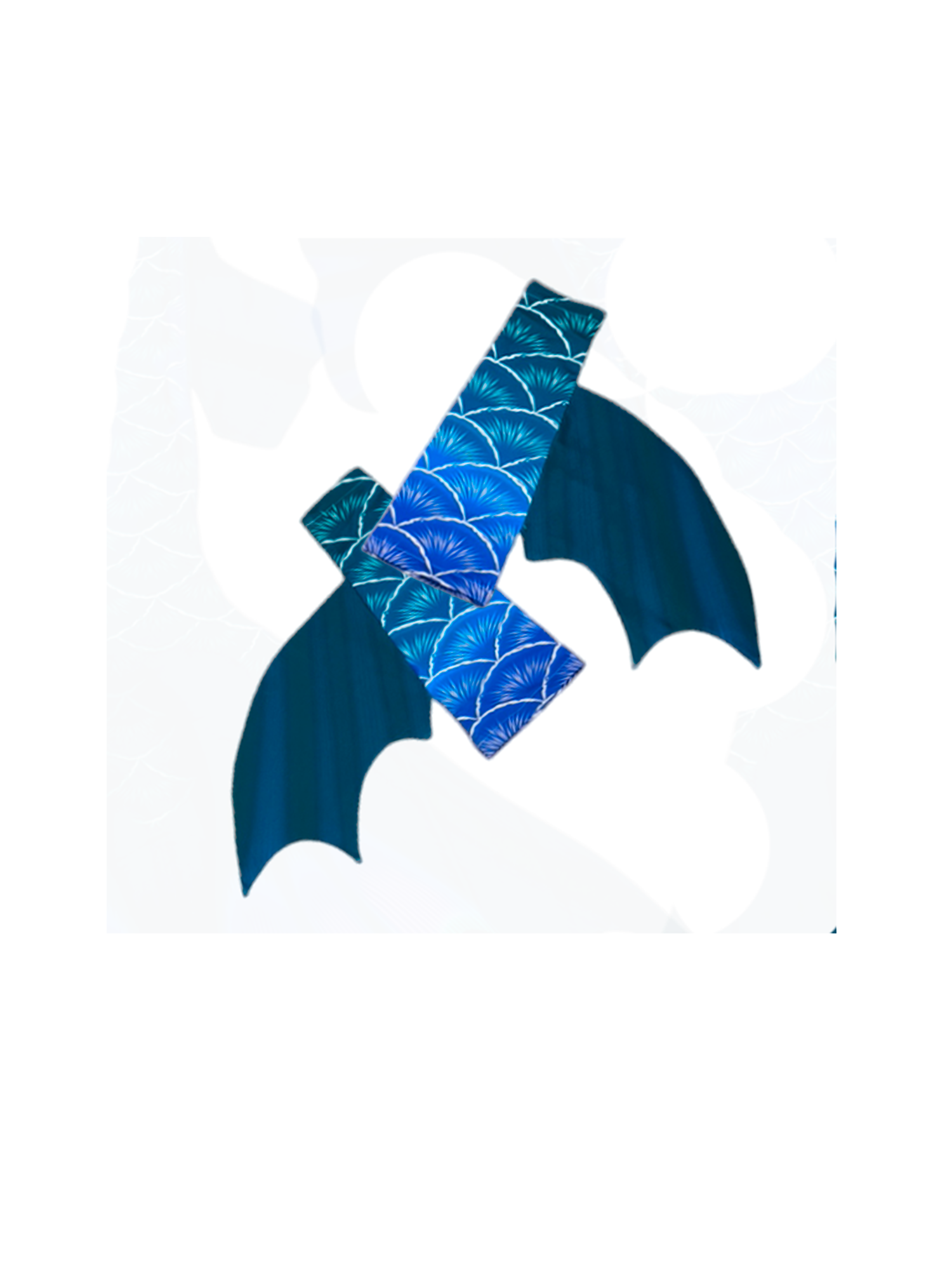 Armstulpen zum Meerjungfrauenflosse, Tail Scorreva  Blau-Lila-Grün