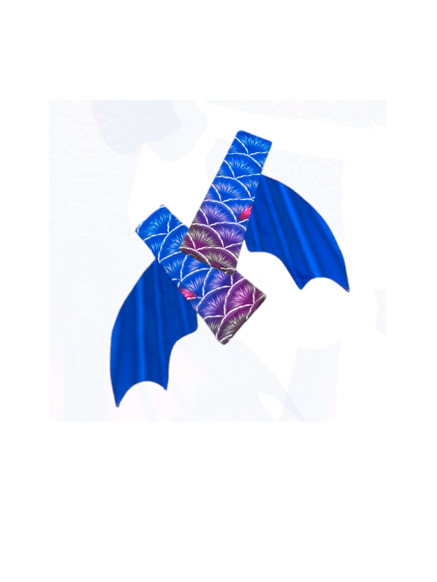 Armstulpen zum Meerjungfrauenflosse, Tail Scorreva  Blau-Pink