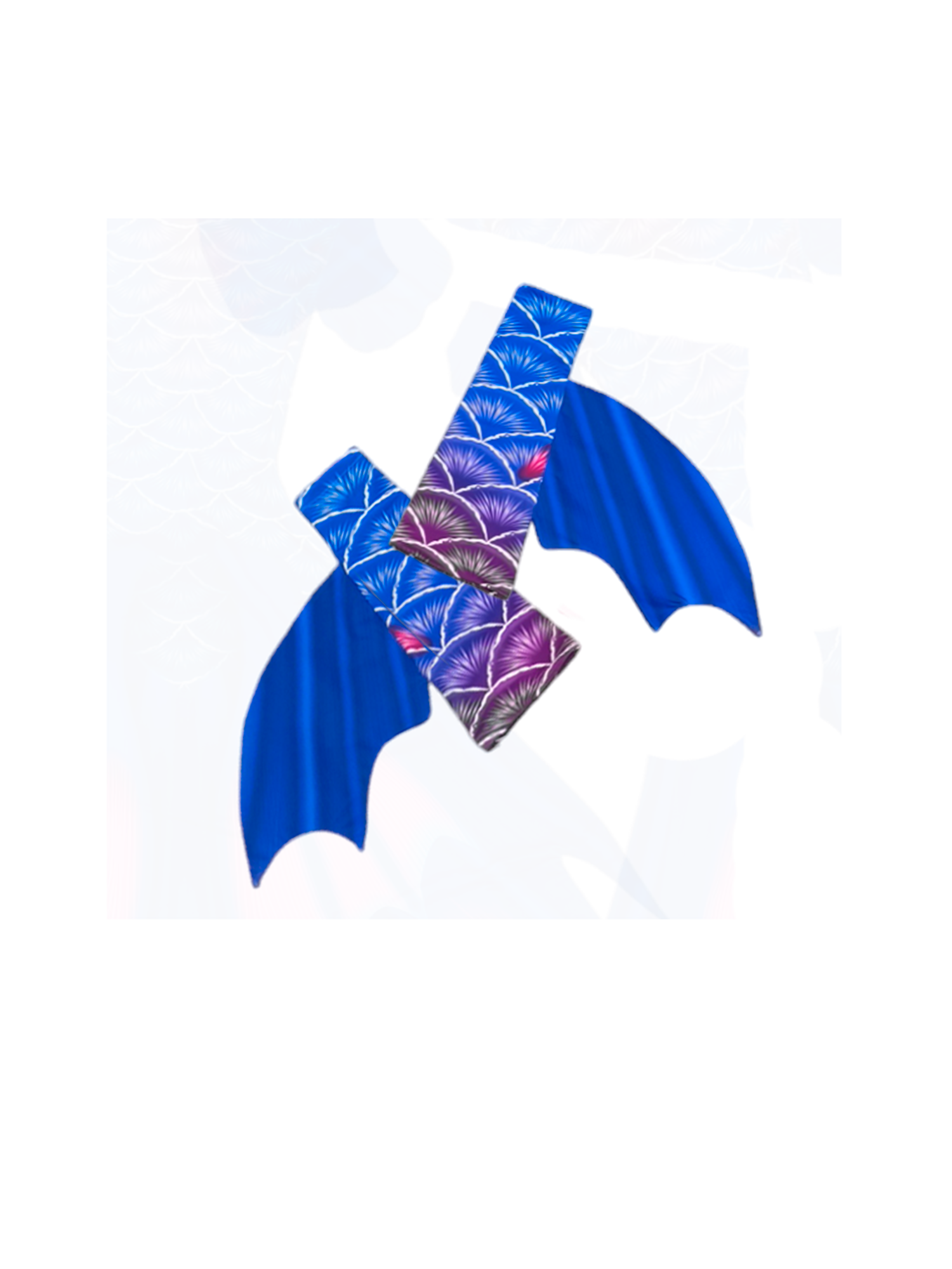 Armstulpen zum Meerjungfrauenflosse, Tail Scorreva  Blau-Pink