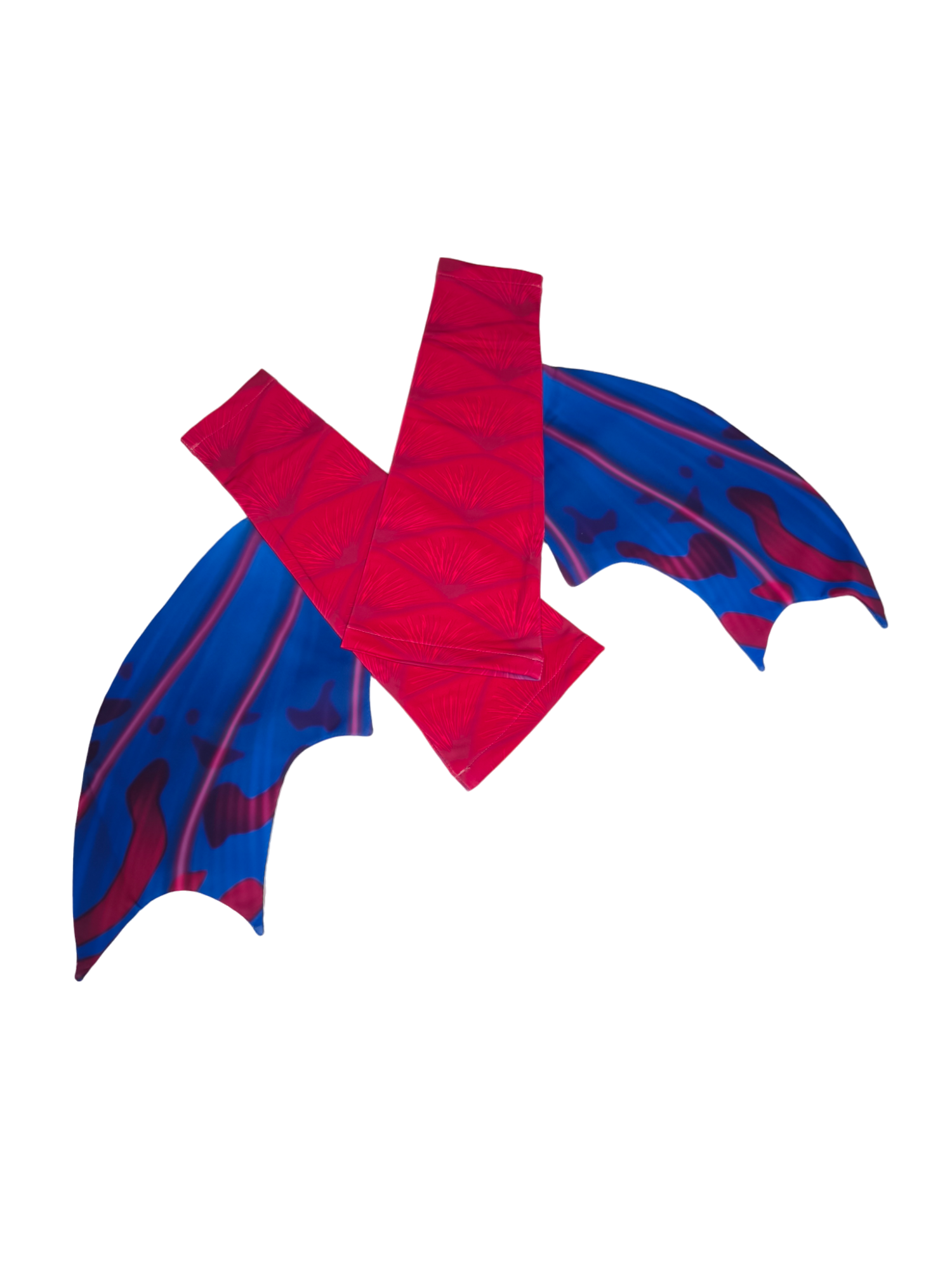 Armstulpen zum Meerjungfrauenflosse, Tail Velo Lilapink-Blau