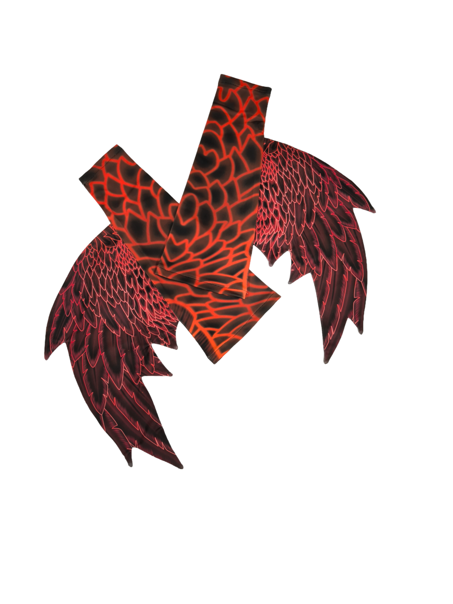 Armstulpen zur Meerjungfrauenflosse, Tail Angelo Braunrot