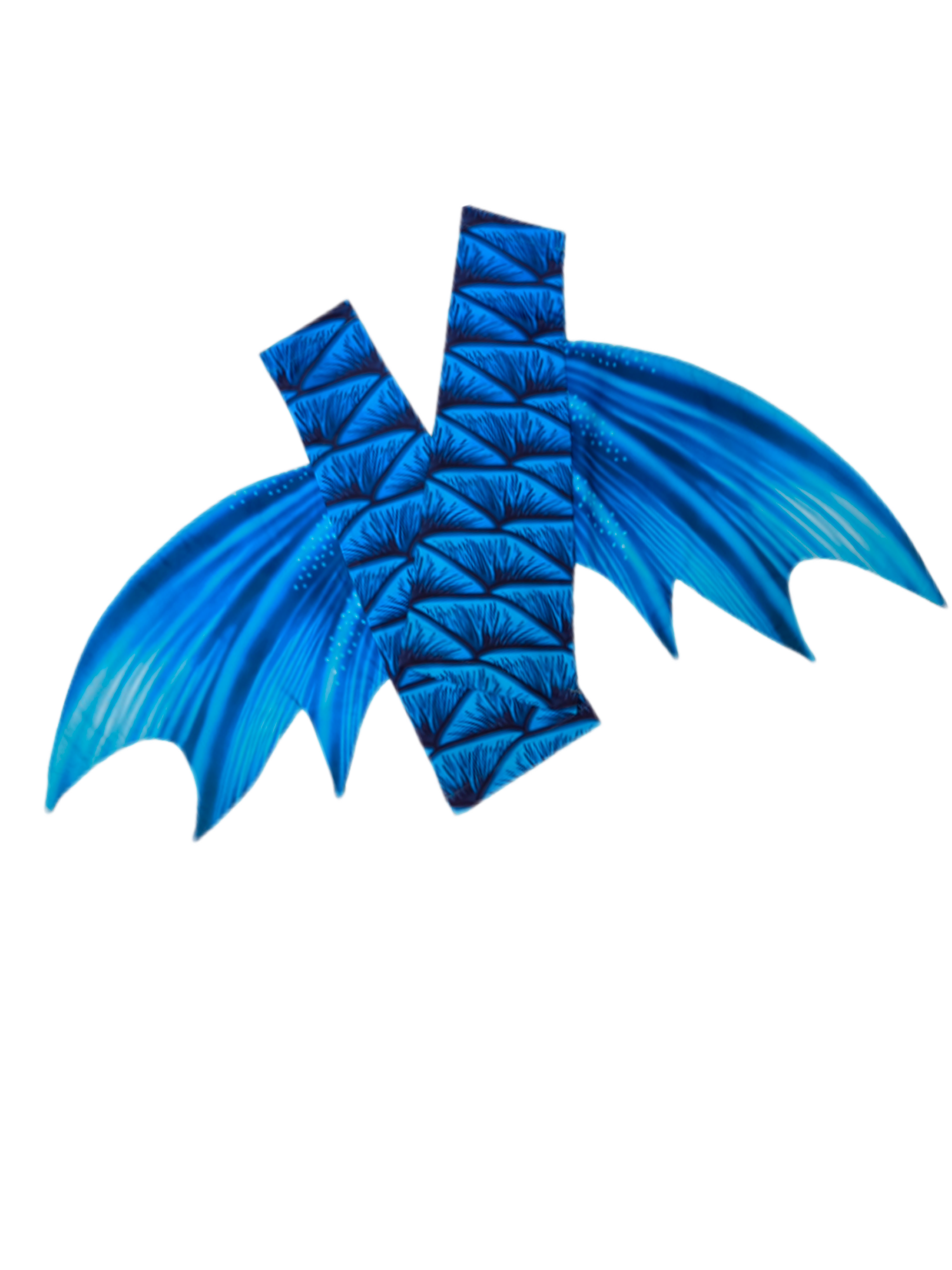 Armstulpen zur Meerjungfrauenflosse, Tail Duke Dunkelblau