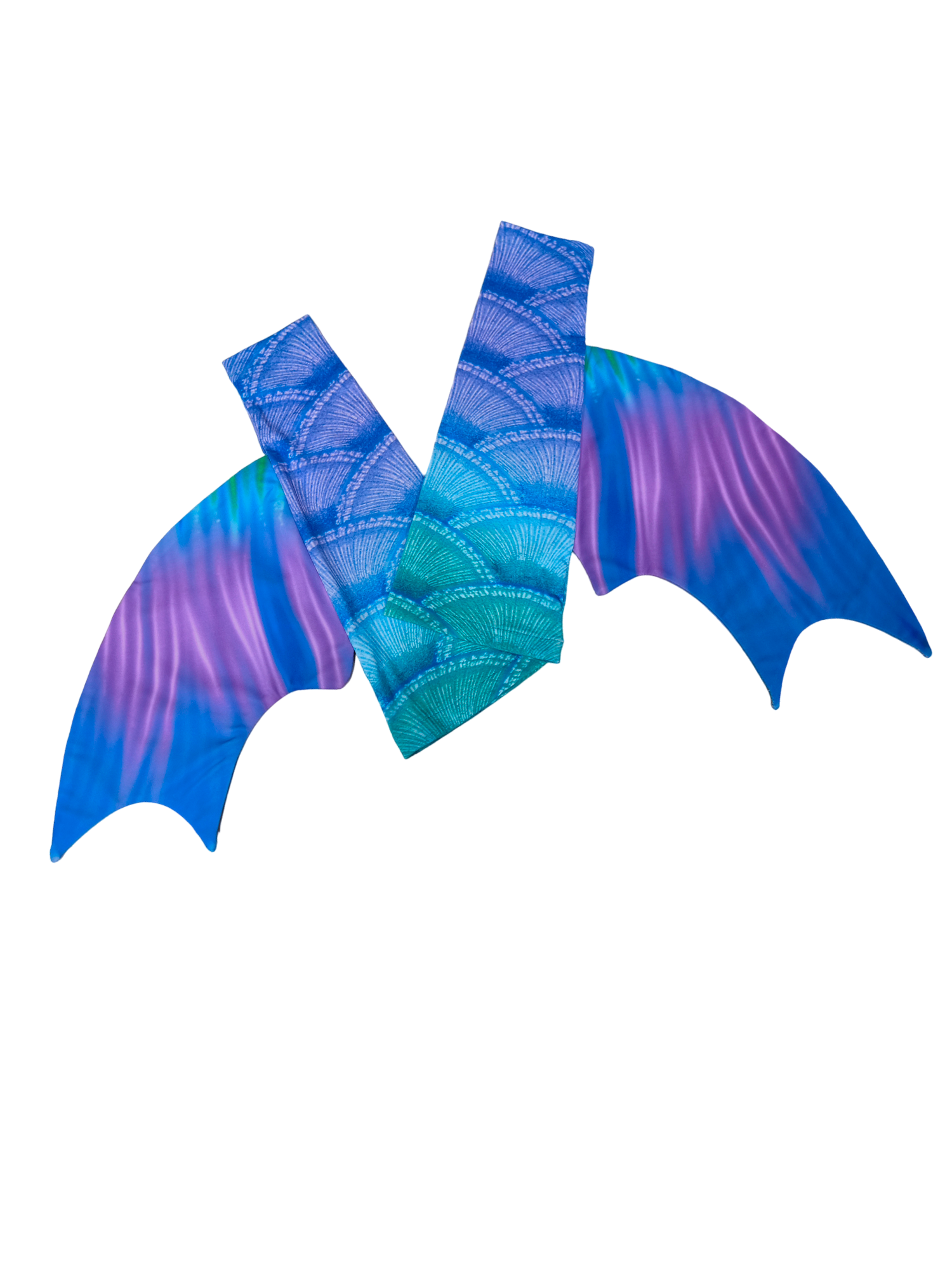 Armstulpen zur Meerjungfrauenflosse, Tail Fiore Blau