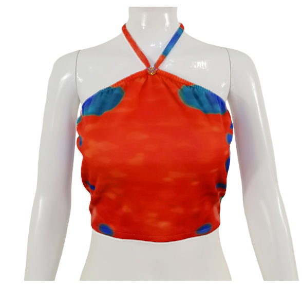 Bustier Bh zum Meerjungfrauenflosse, Tail Tenta Rot