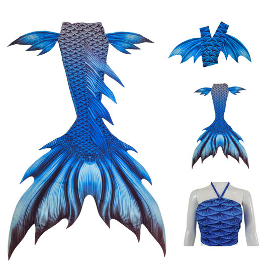 Produktbild Tail Duke, der Ozeanadlige, in blau mit Armstulpen und Brustier-BH