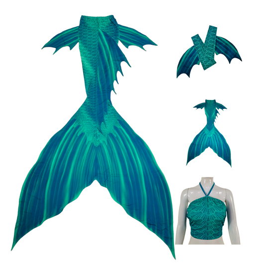 Produktbild Lucerto In türkisblau mit Armstulpen und Brustier-BH