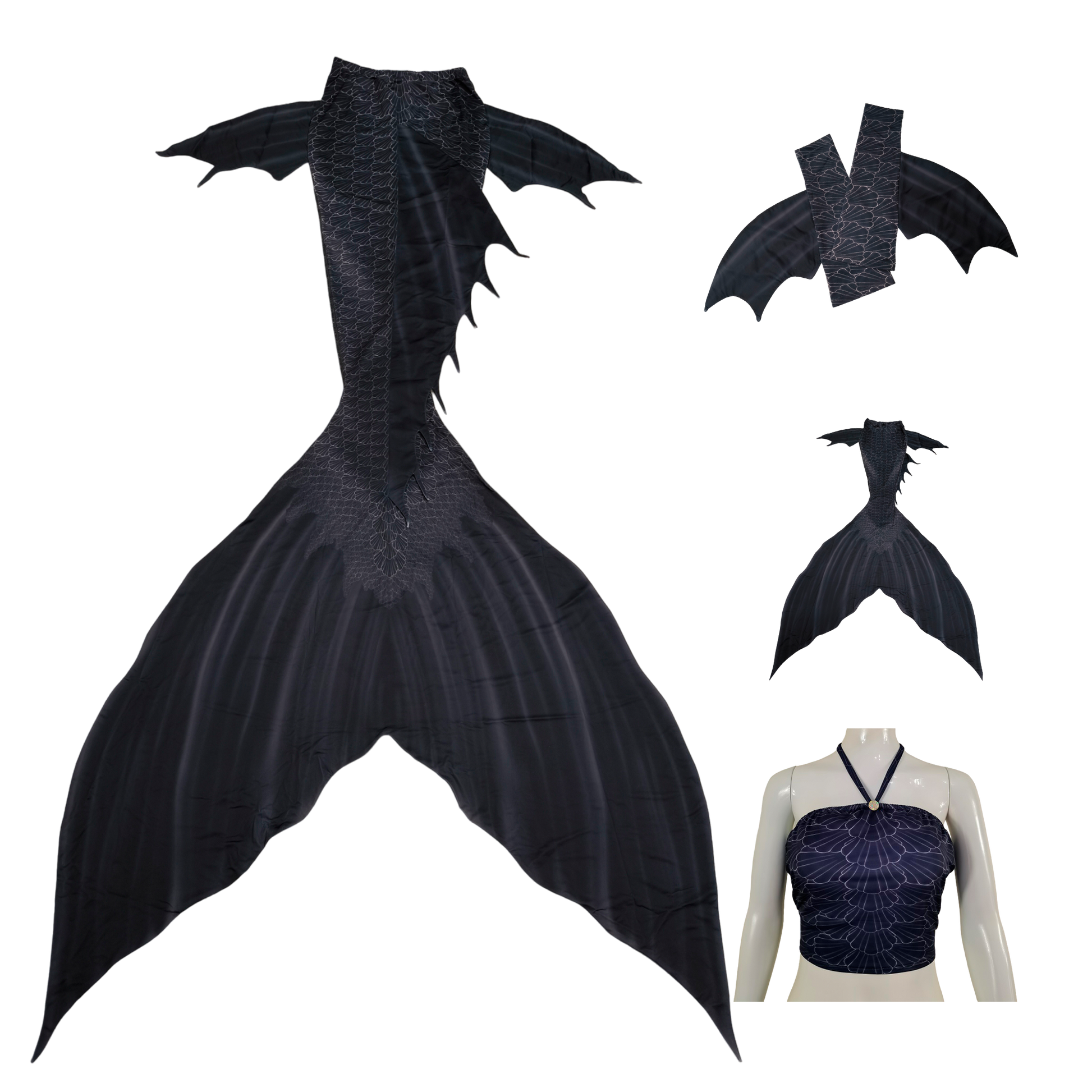 Produktbild Lucerto In schwarz mit Armstulpen und Brustier-BH