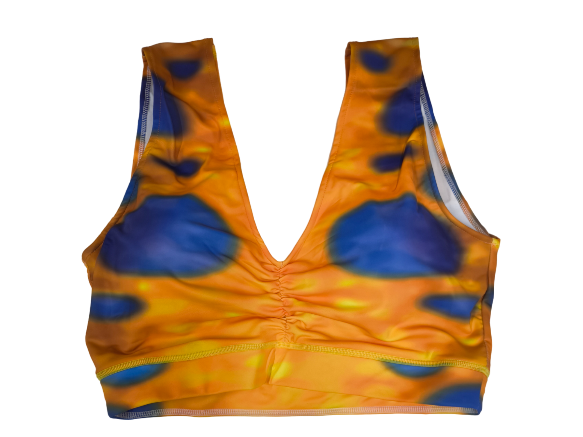 Sport BH passend zum Design Tenta  Gelb-Blau