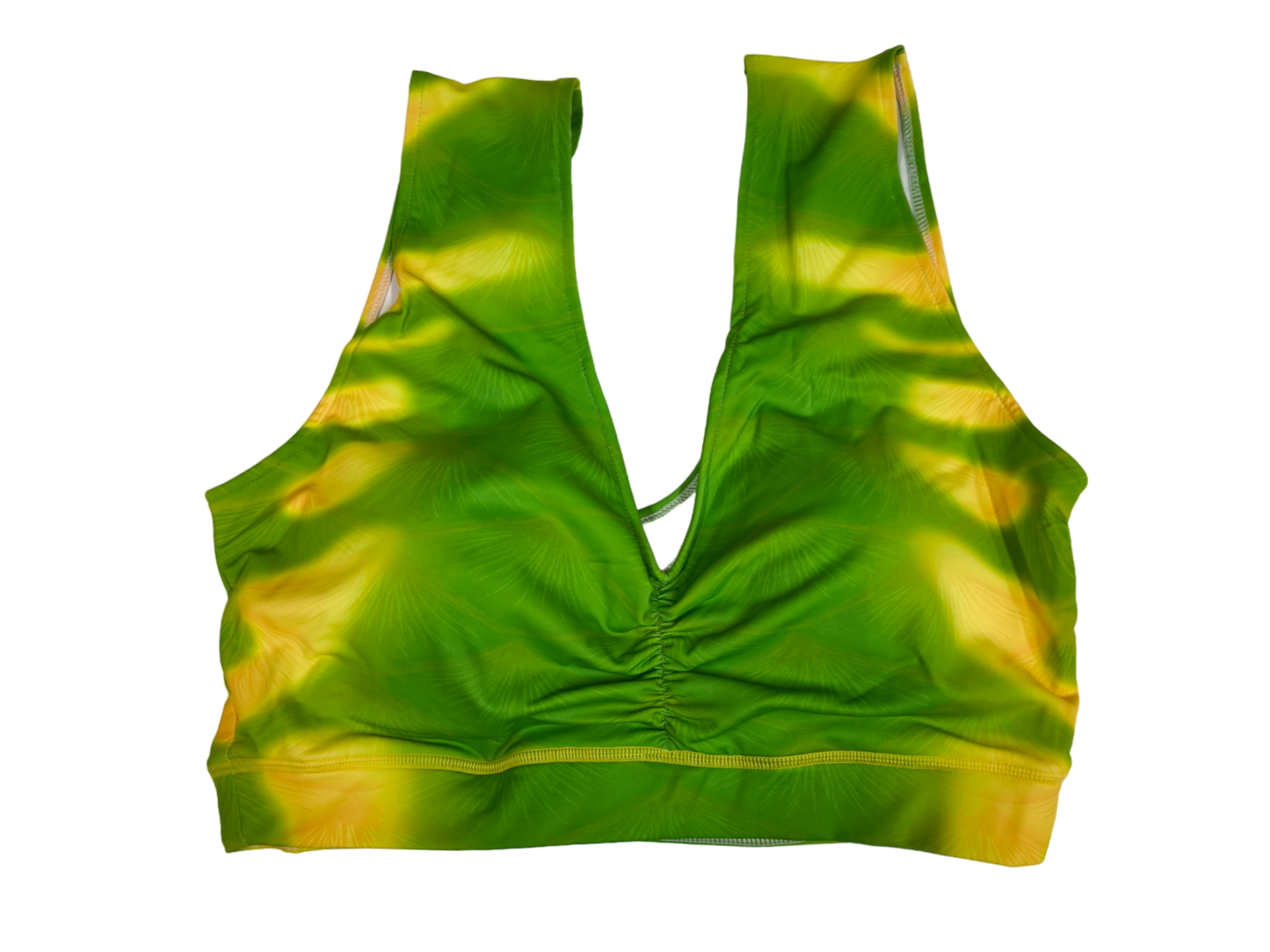 Sport Bh passend zu Gelbgrün-Orange