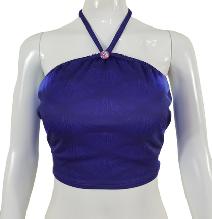 Bustier BH zur Meerjungfrauenflosse, Tail Macchie Blau