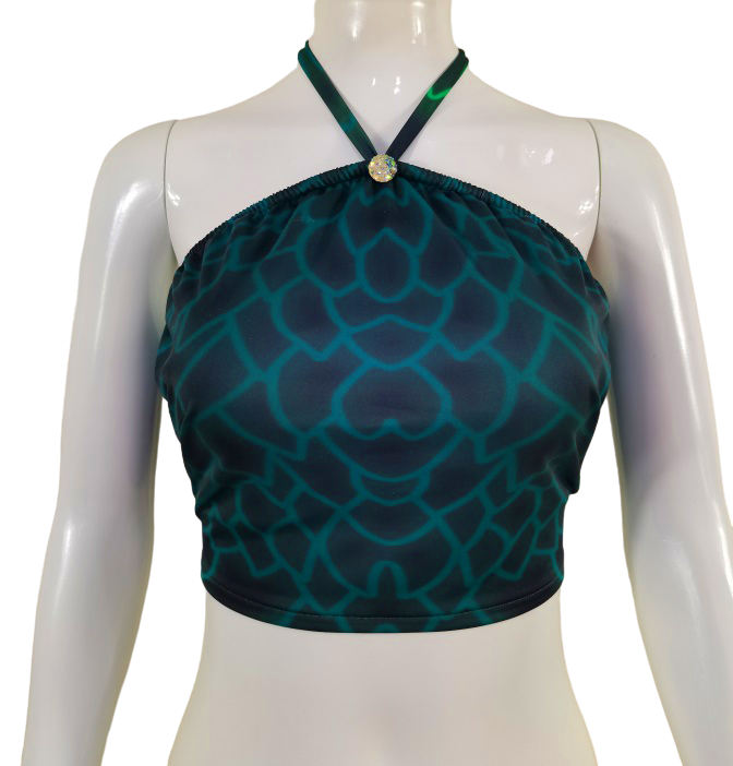 Bustier Bh zum Meerjungfrauenflosse, Tail Angelo Grün