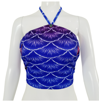 Bustier Bh zum Meerjungfrauenflosse, Tail Scorreva  Blau-Pink