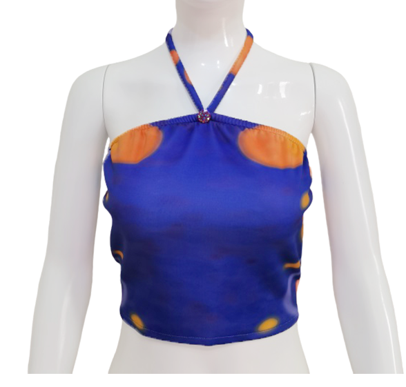 Bustier Bh zum Meerjungfrauenflosse, Tail Tenta Blau