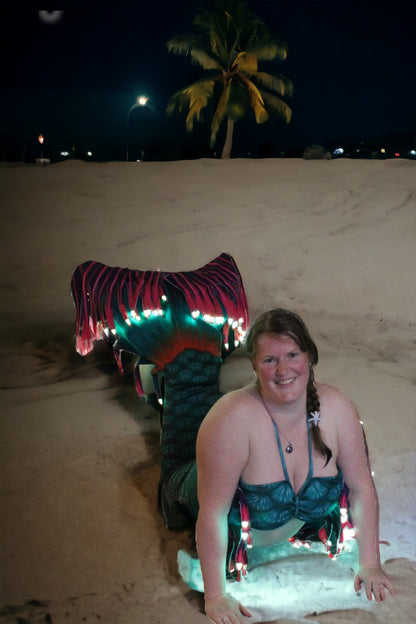 Zeigt das Tail Illumina Verde  an einer Person