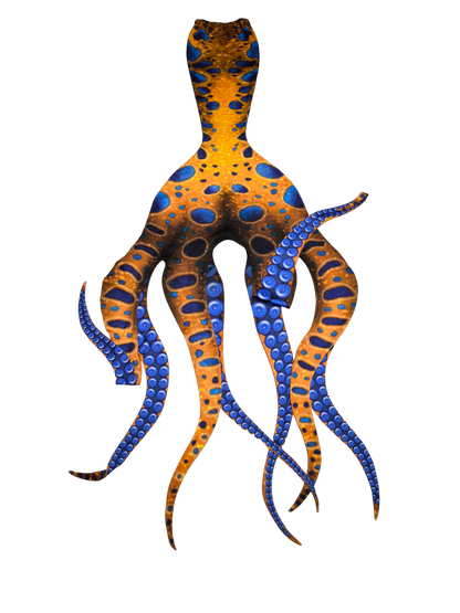 Meerjungfrauenflosse, Tail Tenta Gelb