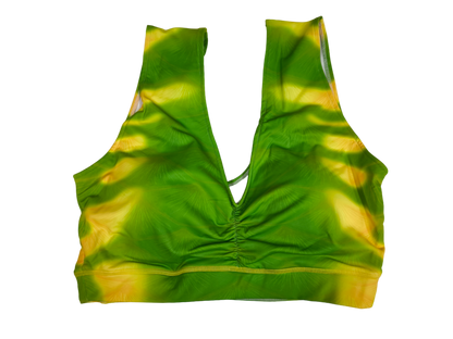 Sport Bh passend zu Gelbgrün-Orange